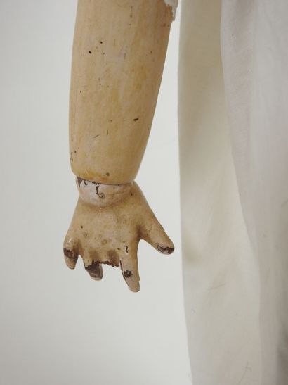 MY TREASURE.
Bisque head doll, fixed eyes,...
