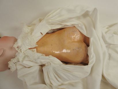 GK (Gébruder Kulentz).
Large doll with bisque...