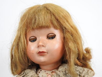 JUMEAU.
Plastic head doll, sleeping eyes,...