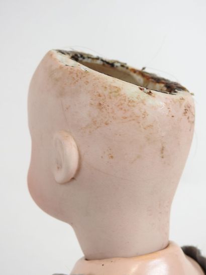 SFBJ.
Doll with bisque head, sleeping eyes,...