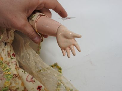 SFBJ.
Bisque head doll, fixed eyes, open...