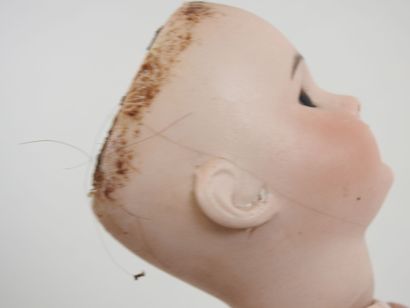SFBJ.
Doll with bisque head, sleeping eyes,...