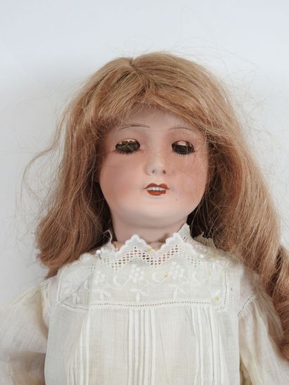 UNIS FRANCE.
Bisque head doll, sleeping eyes,...