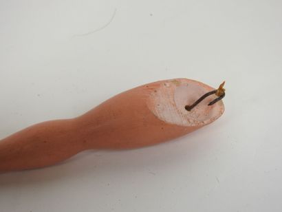 Boiled cardboard headstock, painted face,...