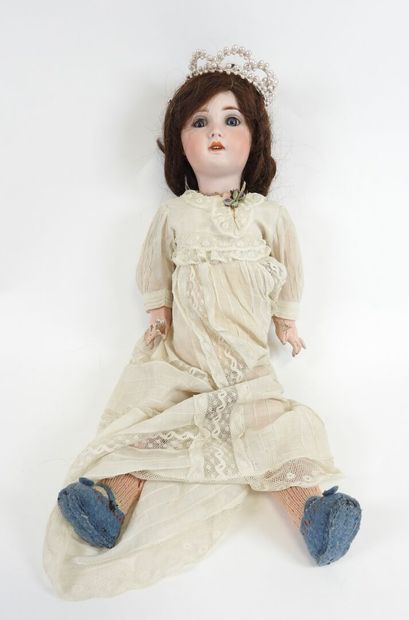 SFBJ.
Bisque head doll, fixed eyes, open...