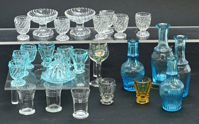 Ensemble de verrerie de 25 pièces pour service...