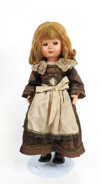 JUMEAU.
Plastic head doll, sleeping eyes,...