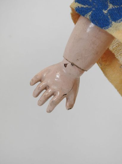 SFBJ.
Doll with bisque head, sleeping eyes,...
