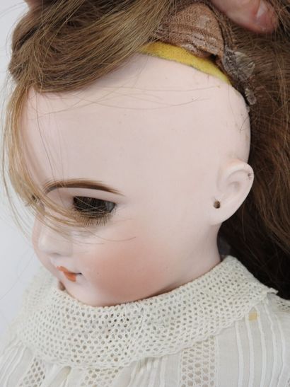 SFBJ.
Bisque head doll, fixed eyes, open...