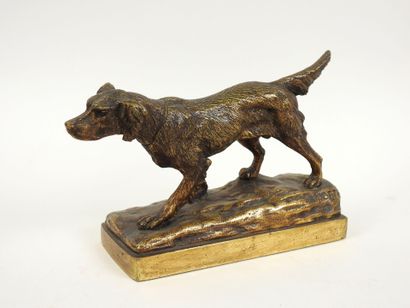 D. MOTTE (XXe).
Chien à l'arrêt.
Sujet en...