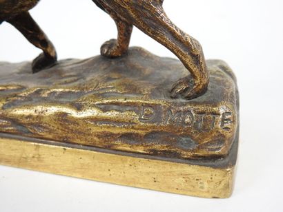 D. MOTTE (XXe).
Chien à l'arrêt.
Sujet en...
