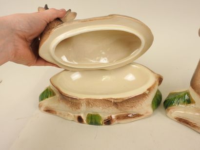 Michel CAUGANT (XXe siècle).
Deux terrines...
