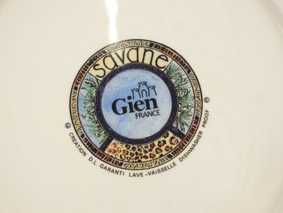 GIEN.
Onze assiettes en porcelaine à décor...