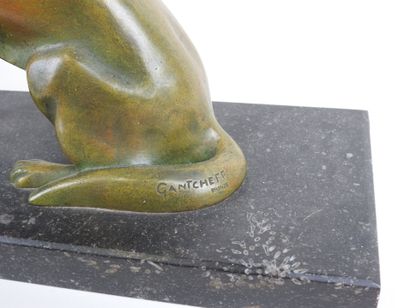 Ghanu GANTCHEFF (1885-1950).
Chien.
Sujet...