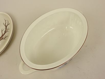 VILLEROY & BOCH.
Terrine ovale en porcelaine...