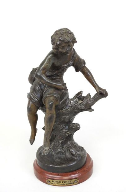 François MOREAU (1858-1931).
Bonne pêche.
Sujet...