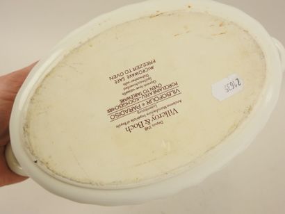 VILLEROY & BOCH.
Terrine ovale en porcelaine...