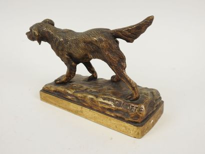 D. MOTTE (XXe).
Chien à l'arrêt.
Sujet en...