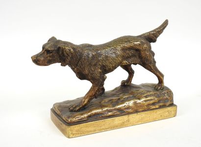 D. MOTTE (XXe).
Chien à l'arrêt.
Sujet en...