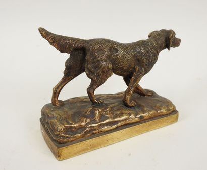 D. MOTTE (XXe).
Chien à l'arrêt.
Sujet en...