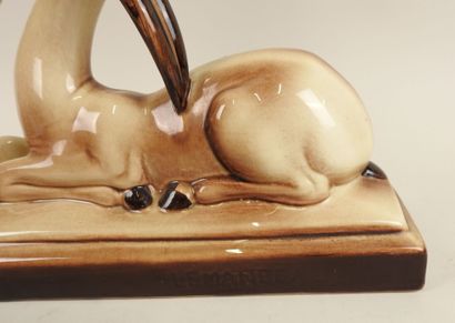 Charles LEMANCEAU (1905-1980).
Les antilopes.
Groupe...
