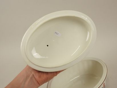 VILLEROY & BOCH.
Terrine ovale en porcelaine...