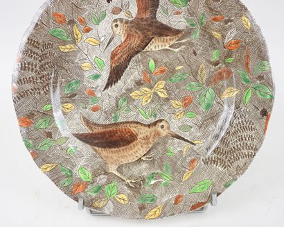 GIEN, Jean BERTHOLLE (1909-1996).
Assiette...