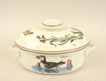 VILLEROY & BOCH.
Terrine ovale en porcelaine...