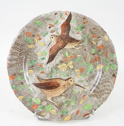 GIEN, Jean BERTHOLLE (1909-1996).
Assiette...