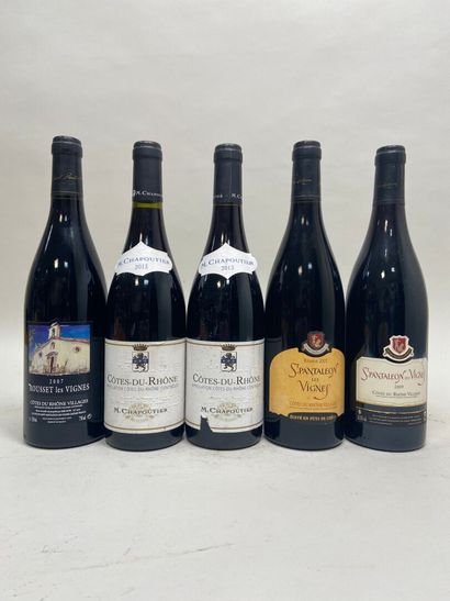 COTES DU RHONE. Lot :
- M. Chapoutier. 2013....