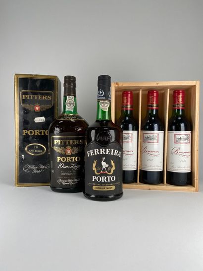PORTO. Pitters. 10 years old. 1 bt with case....