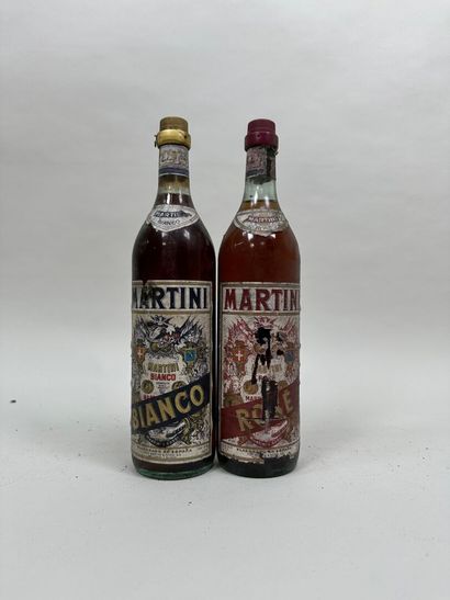MARTINI. Lot : 
- Bianco. 1 bt.
- Rosé. 1...