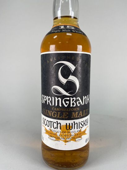 WHISKY. Springbank. 15 years. 46% 1 bt.