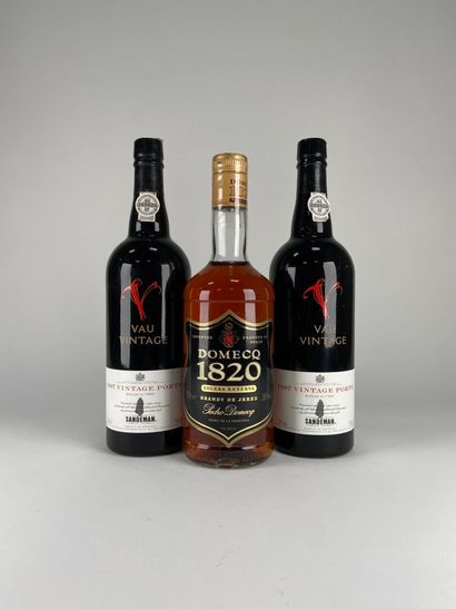 PORTO. Sandeman. Vau Vintage. 1997. 2 bt.
BRANDY...