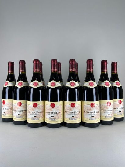 COTES DU RHONE. E. Guigal. 2017. 12 bt.