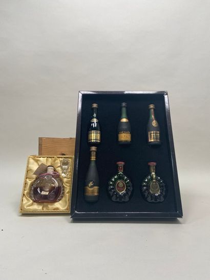 COGNAC. Rémy Martin. Boxed set of 7 x 5 cl...
