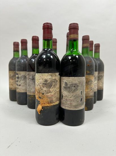 MADIRAN. Domaine de Grabiéou. 1982. 9 bt....