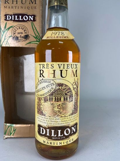RHUM. Dillon. Very Old. 1978. 1 bt. Original...
