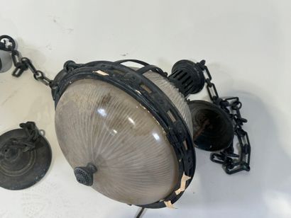 Paire de suspensions d'extérieur en métal...