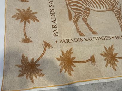 PARADIS SAUVAGE.
Grande tapisserie moderne...