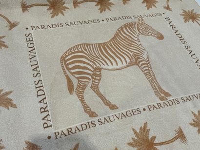 PARADIS SAUVAGE.
Grande tapisserie moderne...