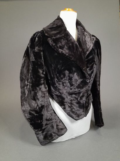 Set of two short, very slim-fitting jackets...