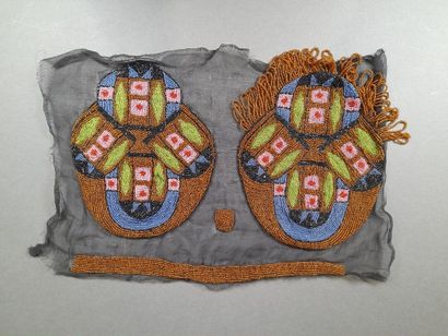 Lot including : 
- Purse-shaped reticule...