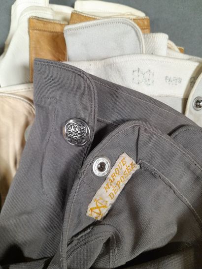 Important lot of leather or jersey gloves,...