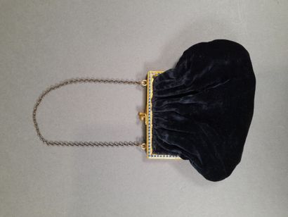 Set of three cut velvet bags adorned with...