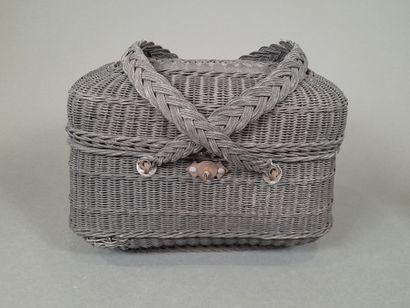 Lot including: 
- One-handle handbag in light...