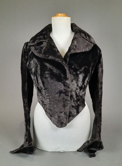 Set of two short, very slim-fitting jackets...