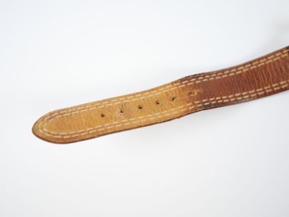 OMEGA.
Men's wristwatch, circular case in...