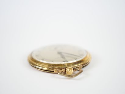 HERMA CHRONOMETER.
Gilt silver pocket watch,...