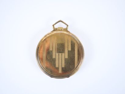 HERMA CHRONOMETER.
Gilt silver pocket watch,...